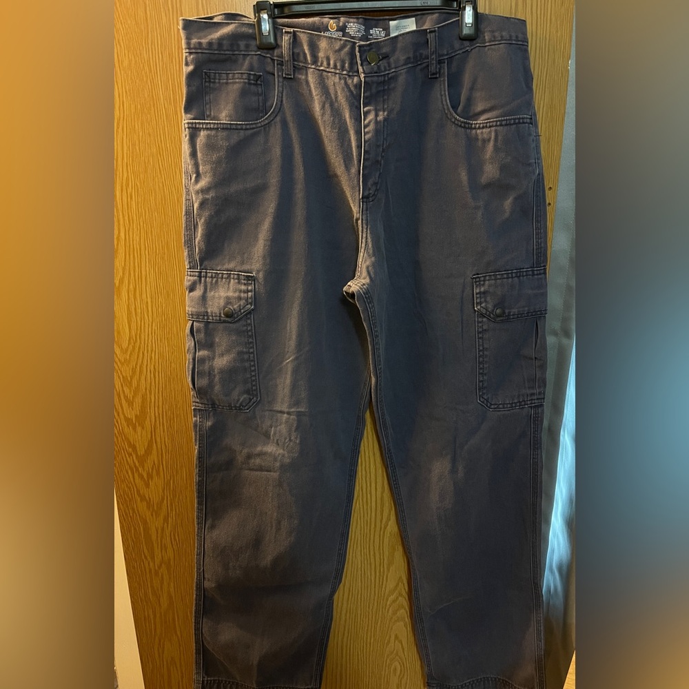 Men's Charcoal Cargo Pants